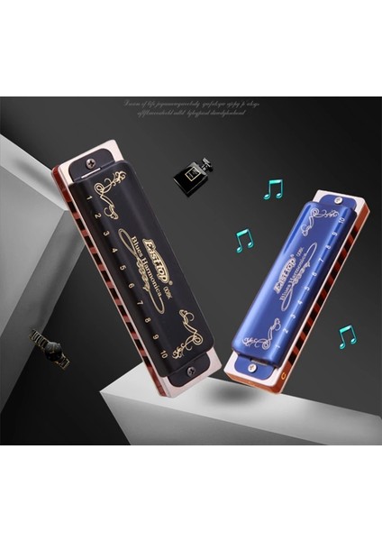 Mavi Bg Anahtar Stili Sıcak Satış Easttop Armonika T008K Diato Hole Armonica Blues Mondharmonica Gaita De Boca Ağız Ogan Müzik Aletleri (Yurt Dışından) indirimleri