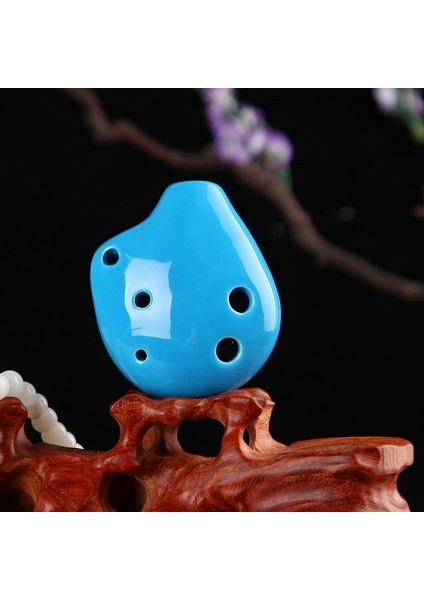 Gök Mavisi Tarzı Olorful Ocarina Flüt 6 Delik Soprano C Seramik Flauta Ocarina Of Time Mini Ocarina Flüt Çocuk Oyuncak Müzik Aletleri (Yurt Dışından)