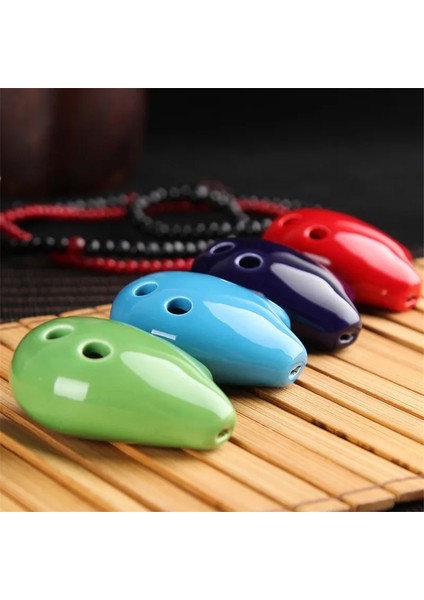 Gök Mavisi Tarzı Olorful Ocarina Flüt 6 Delik Soprano C Seramik Flauta Ocarina Of Time Mini Ocarina Flüt Çocuk Oyuncak Müzik Aletleri (Yurt Dışından) fırsatları
