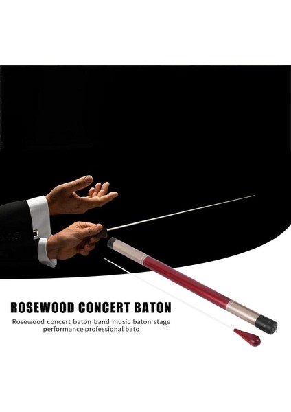 Bordo Tarzı 38.3cm Müzik Şefi Baton Band Müzik Direktörü Orkestra Şefi Baton (Yurt Dışından) fiyatları