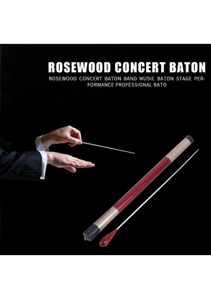 Bordo Tarzı 38.3cm Müzik Şefi Baton Band Müzik Direktörü Orkestra Şefi Baton (Yurt Dışından) modelleri