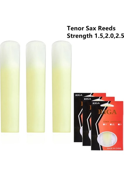 Tenor Mukavemeti 1 5 Stili 3-Paket Tenor Alto Soprano Sax Reçine Kamış Gücü Saksafon Enstrüman Aksesuarları Yeni Başlayanlar Için Pürüzsüz (Yurt Dışından) fiyatları