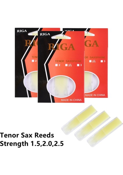 Tenor Mukavemeti 1 5 Stili 3-Paket Tenor Alto Soprano Sax Reçine Kamış Gücü Saksafon Enstrüman Aksesuarları Yeni Başlayanlar Için Pürüzsüz (Yurt Dışından) modelleri