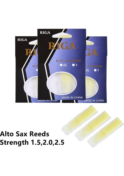 Tenor Mukavemeti 1 5 Stili 3-Paket Tenor Alto Soprano Sax Reçine Kamış Gücü Saksafon Enstrüman Aksesuarları Yeni Başlayanlar Için Pürüzsüz (Yurt Dışından) fırsatları