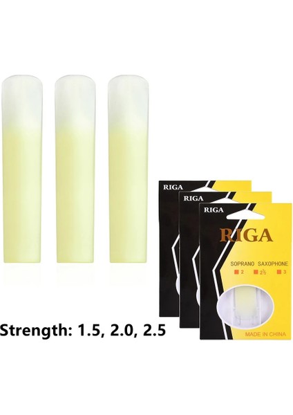 Tenor Mukavemeti 1 5 Stili 3-Paket Tenor Alto Soprano Sax Reçine Kamış Gücü Saksafon Enstrüman Aksesuarları Yeni Başlayanlar Için Pürüzsüz (Yurt Dışından) indirimleri