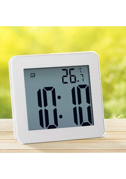 Dijital Banyo Saatleri Basit LCD Elektronik Çalar Saat Su Geçirmez Duş Saatleri Sıcaklık Saatleri Asılı Zamanlayıcı (Yurt Dışından) fırsatları