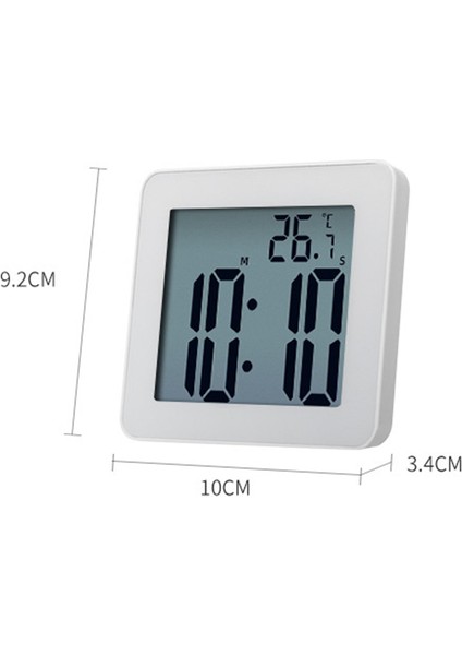 Dijital Banyo Saatleri Basit LCD Elektronik Çalar Saat Su Geçirmez Duş Saatleri Sıcaklık Saatleri Asılı Zamanlayıcı (Yurt Dışından) indirimleri