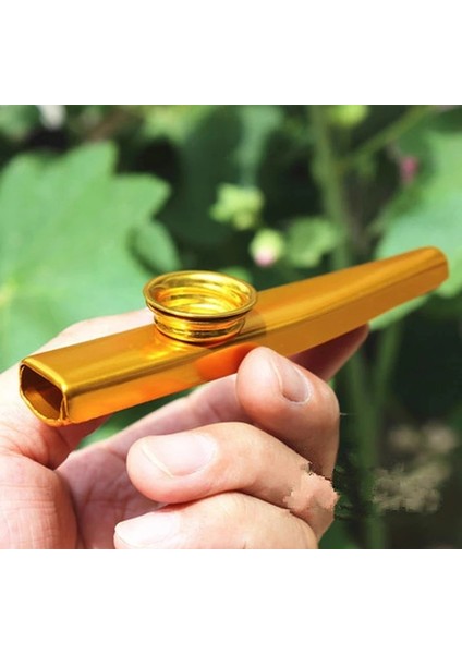 D Stili 1pcs Metal Kazoos Musical Instruments Flutes Diaphragm Mouth Kazoos Musical Instruments Good Companion For Guitar (Yurt Dışından) fiyatları