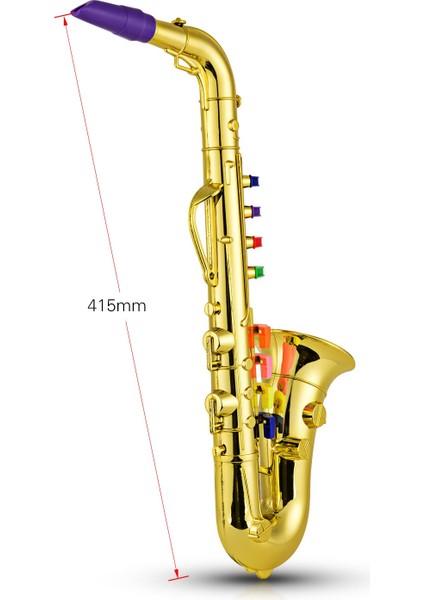 Altın Tarzı Saxophone Kids Musical Wind Instruments Abs Gold Saxophone With 8 Colored Keys (Yurt Dışından) fırsatları