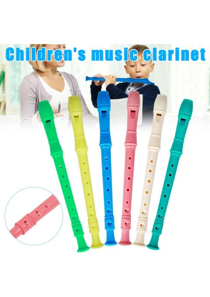 Sarı Stil 8-Hole Long Flute Soprano Recorder Abs Recorder With Cleaning Rod Educational Musical Instrument Tool For Beginner Kids New (Yurt Dışından) fiyatları