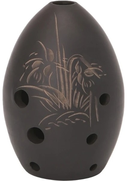 8 Delik Ocarina Black Clay Xun Çocuklar Için Yeni Başlayan Hediye Için Müzik Aleti (Yurt Dışından)