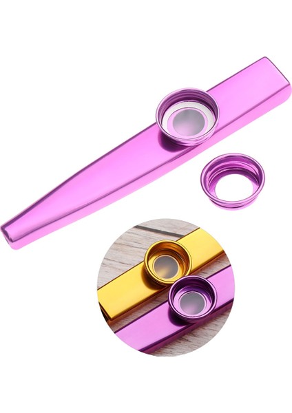 Yeşil Stil M Metal Kazoo Acemi Flüt Enstrüman Nefesli Çalgılar Müzik Severler Aracı Basit Tasarım Çocuklar Doğum Günü Hediyesi (Yurt Dışından) fiyatları