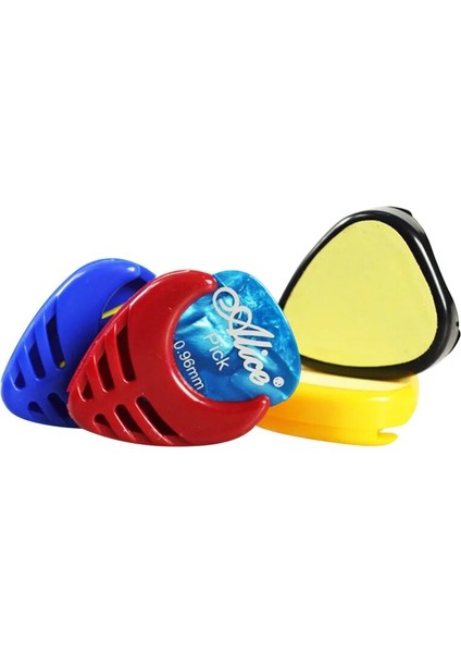1 Adet Taşınabilir Plactic Gitar Pick Plectrum Tutucu Kılıf Kutusu Akustik Kalp Şekilli (Yurt Dışından)