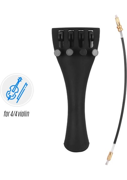 4 4 Keman Stili Için Keman Kuyruk Parçası Karbon Fiber Keman Fiddle Kuyruk 4 Ince Akortlu ve Keman Için Kuyruk Kordonu (Yurt Dışından)