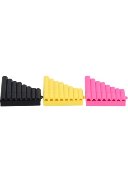 Sarı Stil Nefesli Pan Flüt 8 Tüp Plastik Sıra Flüt Flauta Panpipe El Yapımı Pan Flüt Flauta Çocuk Müzik Aletleri (Yurt Dışından) fırsatları