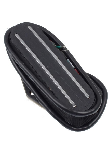 Telecaster Elektro Gitar Için Gümüş Çift Raylı Çift Bobinli Manyetik Köprü Pikap Humbucker ile Siyah (Yurt Dışından) fiyatları