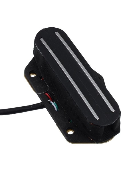 Telecaster Elektro Gitar Için Gümüş Çift Raylı Çift Bobinli Manyetik Köprü Pikap Humbucker ile Siyah (Yurt Dışından) modelleri