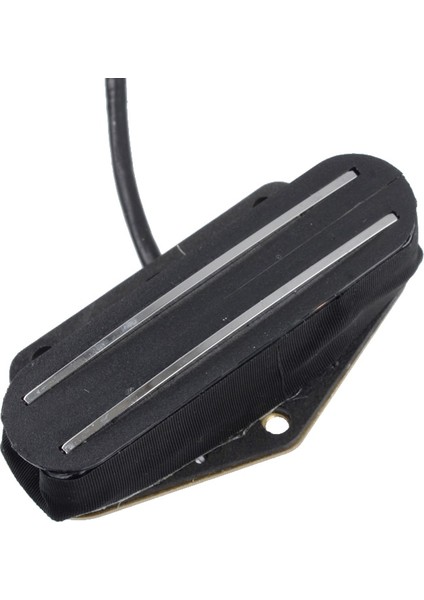 Telecaster Elektro Gitar Için Gümüş Çift Raylı Çift Bobinli Manyetik Köprü Pikap Humbucker ile Siyah (Yurt Dışından) fırsatları