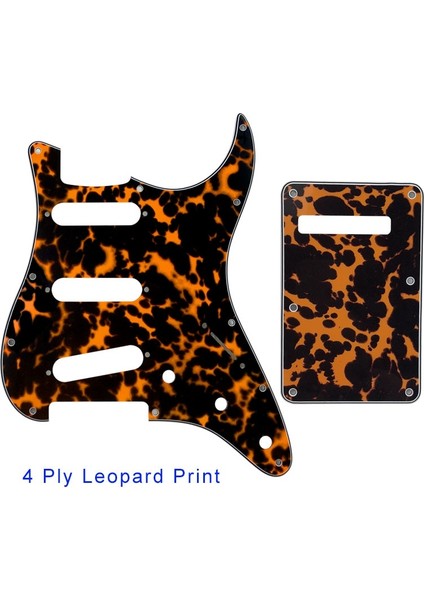4ply Mavi Inci Stili Pleroo Parçaları - Abd Için Anti-Pikap Çizilme Plakası Strat Witrew Deliği Kguard ve Arka Plaka Için Gitar Pickguard (Yurt Dışından) indirimleri