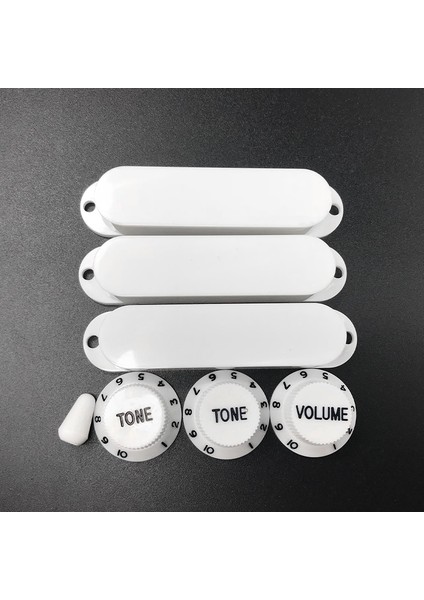 Kapak Sarı Stil Seti Gle Bobin Gitar Pikap Kapakları Plastik Ton Hacmi Hız Kontrol Düğmesi Anahtarı Ucu Fd St Elektro Gitar Için Kapalı (Yurt Dışından)