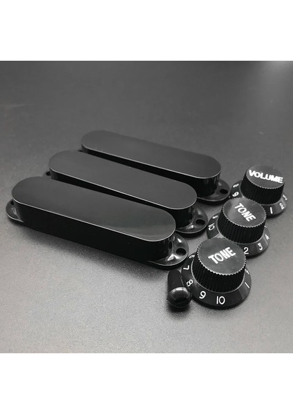 Kapak Sarı Stil Seti Gle Bobin Gitar Pikap Kapakları Plastik Ton Hacmi Hız Kontrol Düğmesi Anahtarı Ucu Fd St Elektro Gitar Için Kapalı (Yurt Dışından)