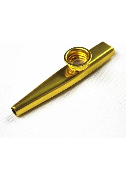 2 Parça Kaplama Metal Kazoo Ukulele Gitar Eşlik Ağız Flüt - Altın Gümüş (Yurt Dışından) fiyatları