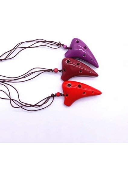 Kırmızı Stil Flüt 6 Delik Soprano C Seramik Flauta Ocarina Of Time Mini Ocarina Flüt Çocuk Oyuncak Müzik Aletleri (Yurt Dışından) indirimleri