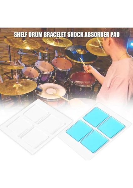 No.1 Tarzı Et Davul Mute Pedleri Davul Amortisörü Silikon Pedler Davul Mute Şok Emici Ped Şeffaf Vurmalı Enstrüman Aksesuarları (Yurt Dışından) fırsatları