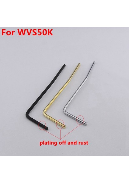 WVS50K Gd Stili Için 1 Adet Orijinal Orijinal Wilkinson Gitar Tremolo Sistemi Köprü Kolu Tremolo Bar mm (Yurt Dışından)