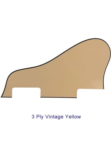 5 Katlı Siyah Stil Pleroo Özel Gitar Pickgaurd Için Delik Yok Eort Jazz Archtop Gitar Pickguard Kazıma Plakası (Yurt Dışından)