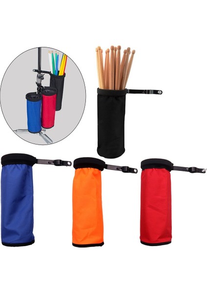 Mavi Stil Silindirik Baget Çanta Davul Çubuk Tutucu Ayarlanabilir 600D Oxford Kumaş Bağlama Bandı ile Davul Standı Parçası Için Vidalar Kelepçe (Yurt Dışından) fiyatları