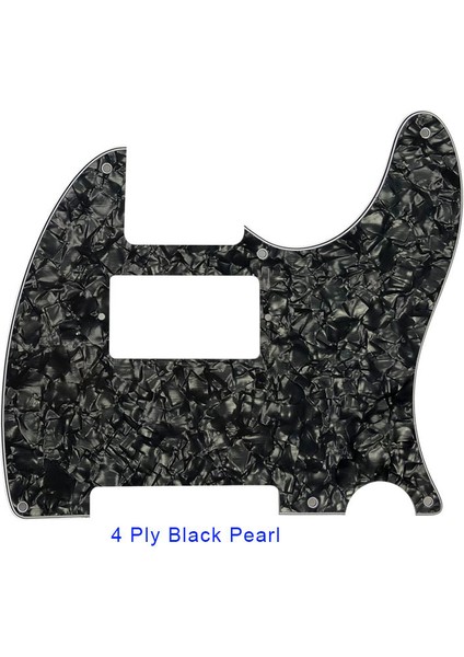 4ply Siyah Inci Stili Pleroo Gitar Parçaları - Abd Standart 5 Vida Deliği Için Paf Humbucker Gitar Pickguard Scratch Plakalı 52 Yıl Tele Telecaster (Yurt Dışından)