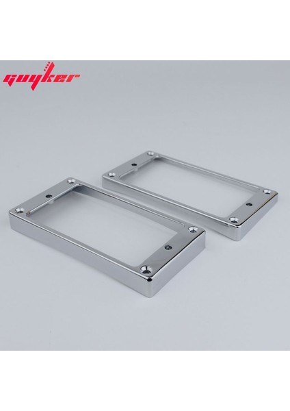 Kup Humbucker Metal Köprü ve Boyun Manyetikleri Için Montaj Halkaları Kapak Çerçevesi Kavisli Set Değiştirme Elektro Gitar Krom (Yurt Dışından) modelleri