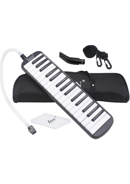 32 Tuş Siyah Stil -Key Piyano Tarzı Melodik Armonika Öğrencileri Armonika Ağız Organı Taşınabilir Armonika Pianika Melodika Pianika Tüpü Sıcak (Yurt Dışından)
