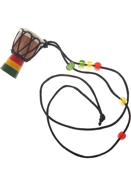 No.2 Tarzı Ahşap Klasik Jambe Davulcu Mini Djembe Perküsyon Afrika El Davul Bongo Hediye (Yurt Dışından)