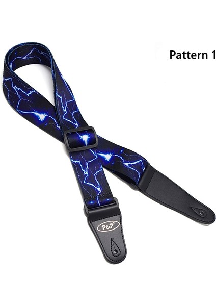 Desen 5 Stili Elektrik Akustik Gitar Kemer Gitar Aksesuar Correa Guitarra Için Yüksek Li Ayarlanabilir Accesorios Gitar Askıları (Yurt Dışından) modelleri