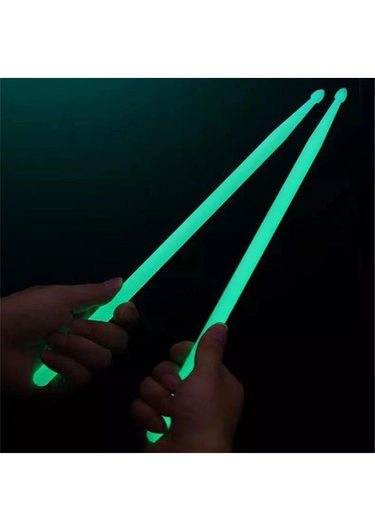 Mavi Stil 2021 Yeni 1pair 5A Aydınlık Davul Sopa Davul Seti Caz ​​floresan Drumsticks Karanlık Sahne Dro'da Glow (Yurt Dışından) fiyatları
