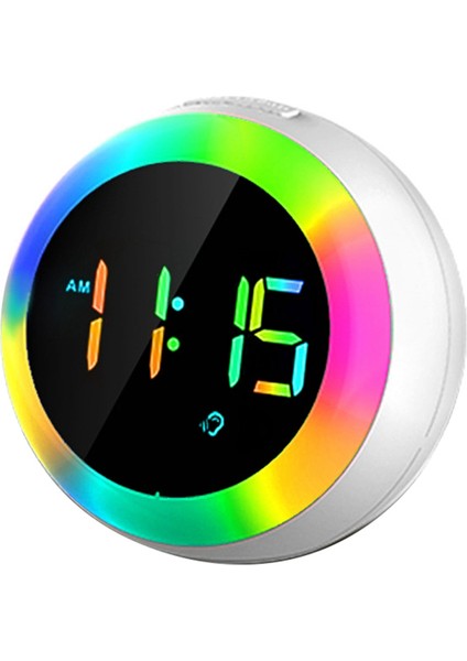 Çocuklar Için Çalar Saat, Çift Alarm Ayarı, Ayarlanabilir Parlaklık Gece Lambası, Sesle Etkinleşen, Uyandırma Çalar Saat, Çocuklar Için (Yurt Dışından)