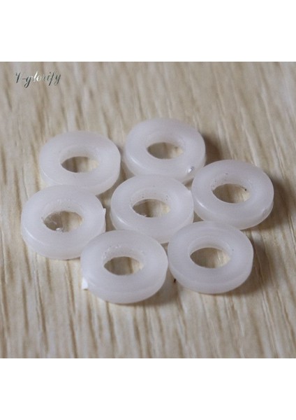 Naylon Yıkayıcı Tambur Vidalı Tambur Pabucu Için Beyaz Naylon Plastik Düz Yıkayıcılar Düzlem Ara Parçası Yalıtım Contaları Conta Halkası (Yurt Dışından)