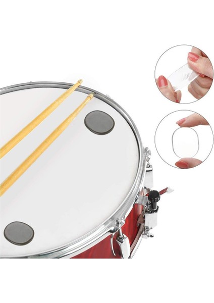 Mavi Stil Et Jel Davul Sessiz Ped Davul Sönümleyici Silikon Pedler Davul Ton Kontrolü Şeffaf Vurmalı Enstrüman Aksesuarı (Yurt Dışından) modelleri