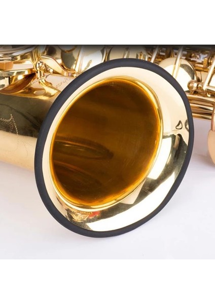 C Stili 2 Adet Kauçuk Koruyucu Saksafon Dilsiz Halka Sax Susturucu Soprano Alto Tenor Sax Trompet Yedek Parçalar (Yurt Dışından) indirimleri