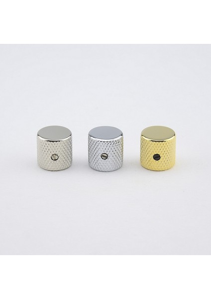 Nickel 6.35 1 Piece Style 【kore'de Üretilmiştir】 Elektro Gitar Bamm * 19MM * 6. Için 1 Adet Düz Üst Metal Düğme. Inç (Yurt Dışından) modelleri