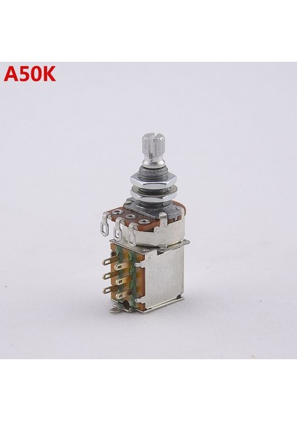 A50K 1 Adet Tarzı 【kore'de Üretildi】 Elektro Gitar BAKB50KKK Için 1 Adet Alfa Itme Çekme Potansiyometresi (Pot) (Yurt Dışından)
