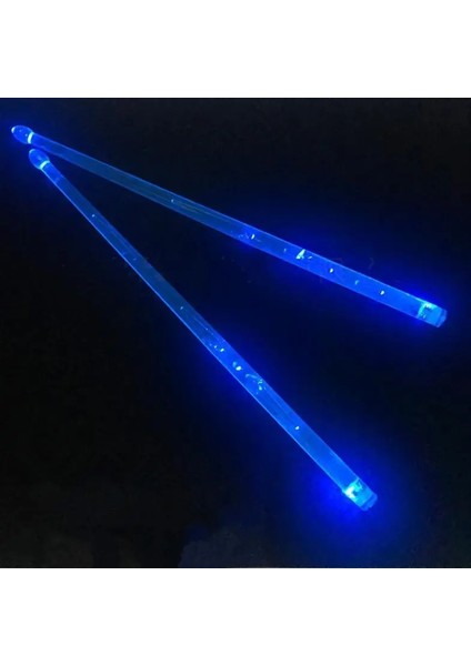 Kırmızı Stil 5A LED Polimer Malzeme Davul Çubuğu Karanlıkta Noctilucent Glow Sahne Performansı Işıltılı Caz Bagetler 3 Renk Opsiyonel (Yurt Dışından) modelleri