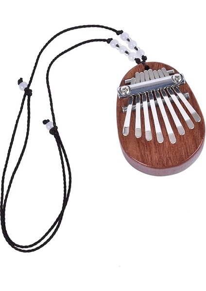 Açık Yeşil Tarzı Yeni Mini Kalimba 8 Tuşları Başparmak Piyano Harika Ses Parmak Klavye Enstrüman Woodenacrylic Müzik Aletleri Klavye (Yurt Dışından)