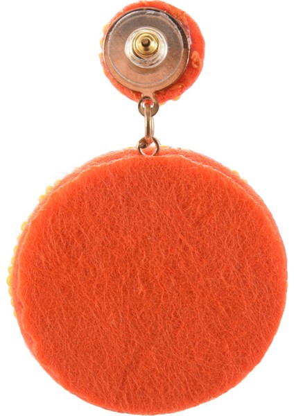 El Dokuma Renkli Pirinç Boncuklu Meyve Turuncu Kolye Küpe Meyve Küpe Kırmızı (Yurt Dışından) indirimleri