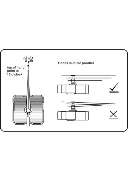 Duvar Saati Hareketi Mekanizması Clockwork Kuvars Duvar Saati Hareketi Onarım Parçaları Dıy Saat Değiştirme (Yurt Dışından)