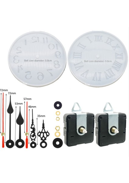Duvar Saati Hareketi Mekanizması Clockwork Kuvars Duvar Saati Hareketi Onarım Parçaları Dıy Saat Değiştirme (Yurt Dışından)