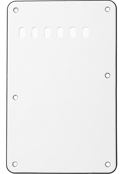 Beyaz Stil 6 Delik Elektro Gitar Tremolo Boşluk Kapak Arka Plaka Fender St Sq Şerit Arka Kapak Elektro Gitar Parçası Aksesuarları (Yurt Dışından)