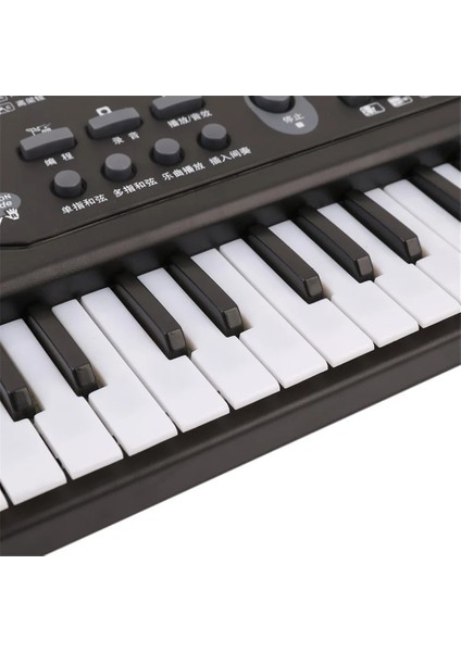 Çok Işlevli ve Hassas 61 Tuşlar Dijital Müzik Elektronik Klavye Tahtası Oyuncak Hediye Çocuklar Için Elektrikli Piyano Orgu (Yurt Dışından)